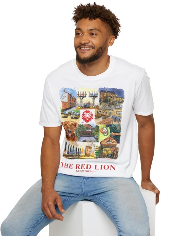 red lion sarah sutton illustrated tshirt